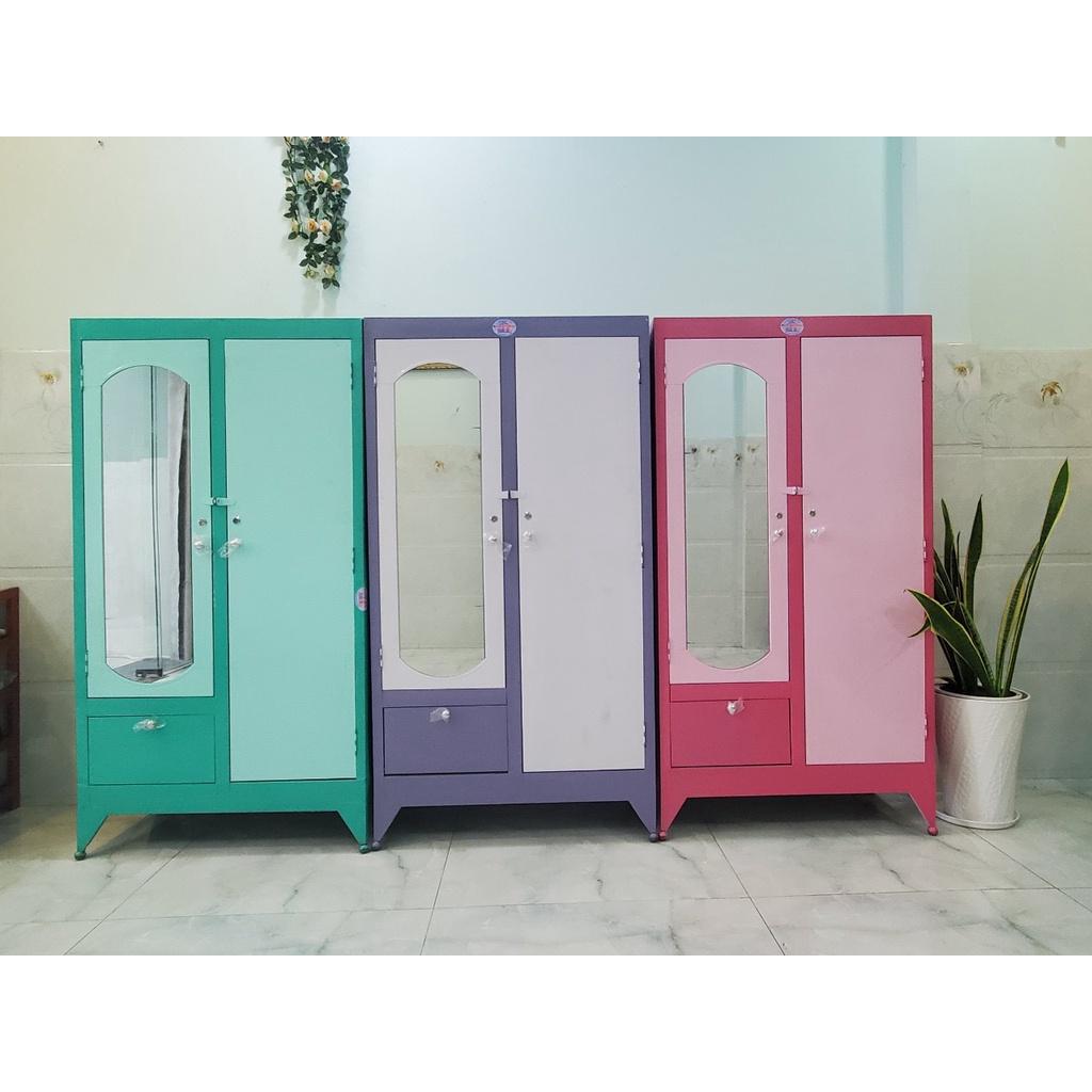 Tủ sắt quần áo cao 1m6 ngang 90cm – TSDT13