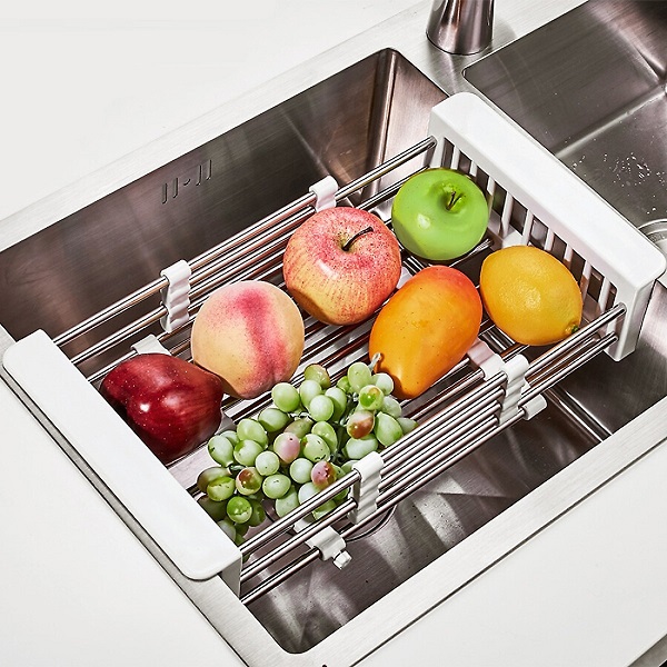 Combo Chậu Rửa Chén Đúc Inox 304 Kích Thước 1000x480 ,Vòi Rửa Chén,Rổ Đa Năng, Bình Xà Phòng