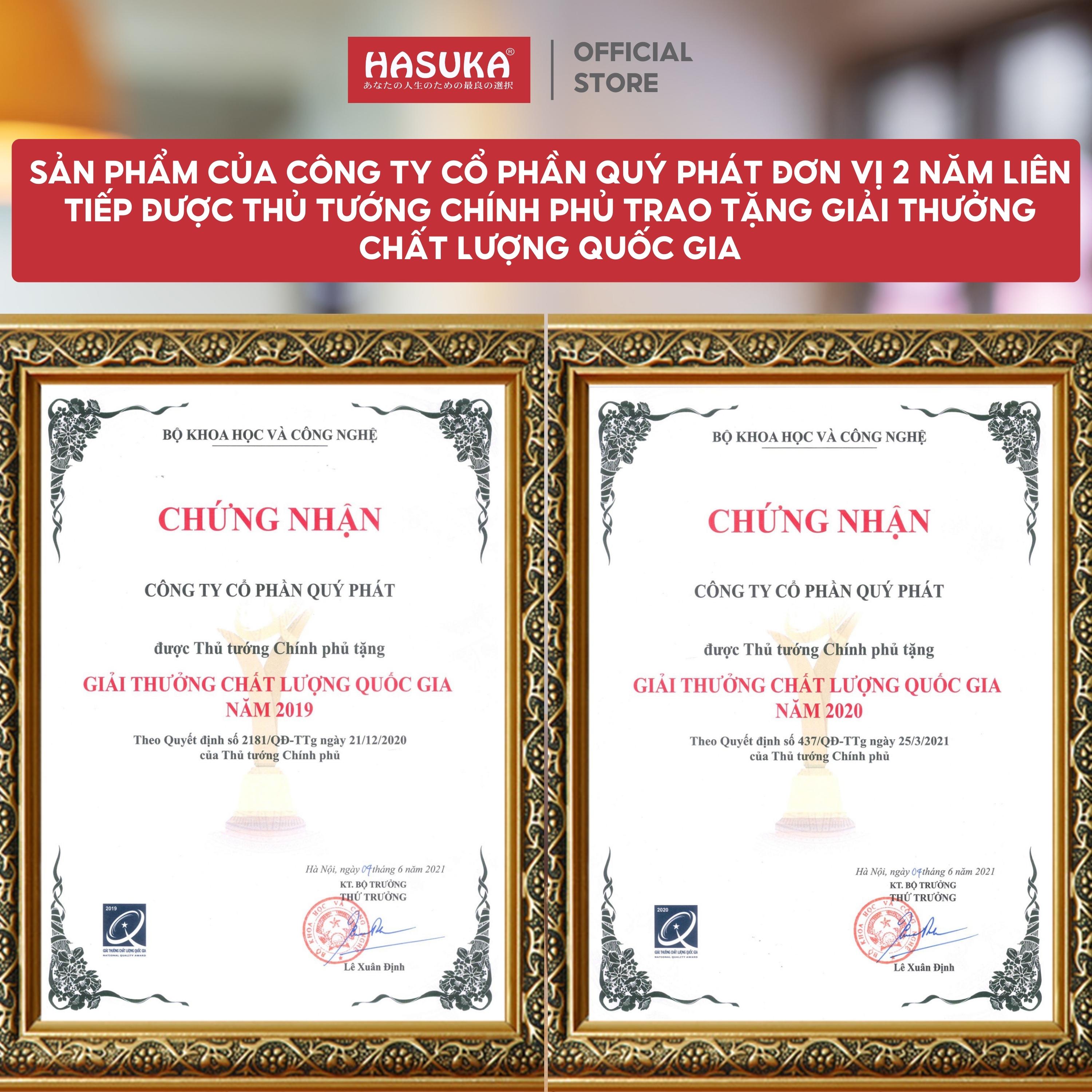 Nồi cơm điện HASUKA HSK-868 PLUS dung tích 1.8L, công suất 900W, lòng niêu dầy phủ chống dính ceramic, chống xước siêu bền - Hàng chính hãng