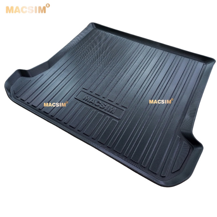 Thảm lót cốp xe ô tô Toyota Prado 2003- 2009 đến nay nhãn hiệu Macsim chất liệu TPV cao cấp màu đen