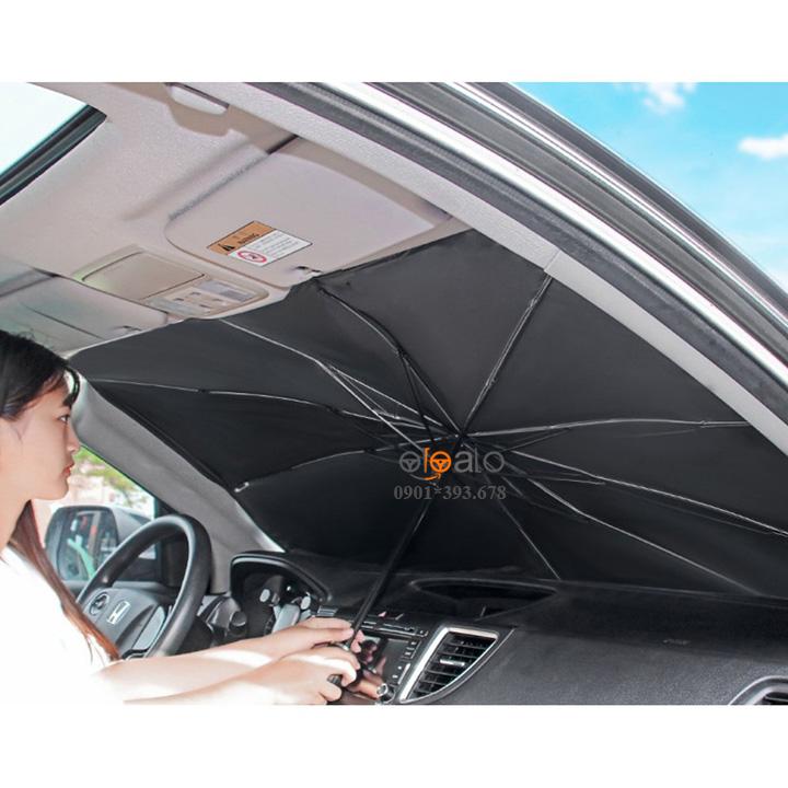 Ô dù che chắn nắng kính lái ô tô Nissan Almera vải dù tráng nhôm cao cấp ODCKL