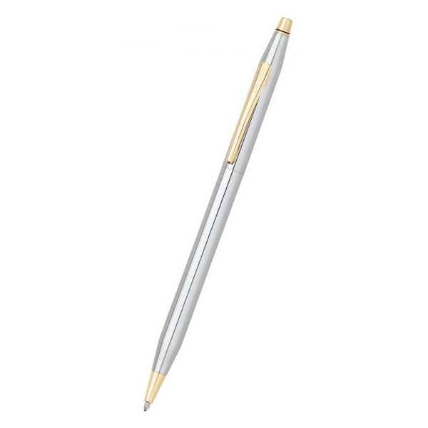Bút Ký Doanh Nhân Cao Cấp CROSS Classic Century Medalist Mạ Chrome Bóng Họa Tiết Vàng 23KT