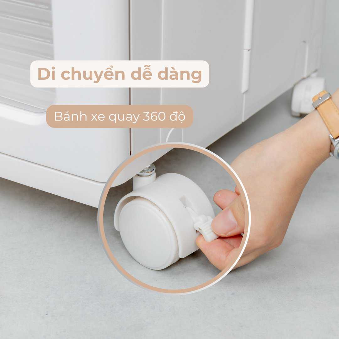 TỦ GẤP ĐỰNG QUẦN ÁO ĐA NĂNG TỦ NHÀ BẾP SIZE XL ( MẪU MỚI 2025 )