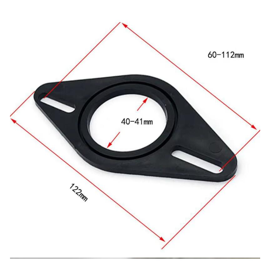 Dưỡng loa Treble đa năng - Đế loa màu đen nhựa PVC cao cấp đa năng 2 chân thẳng