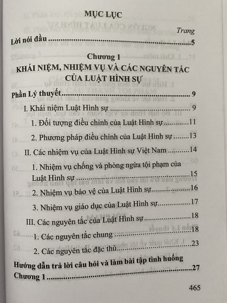 Hướng dẫn môn học Luật Hình Sự -Tập 1 - Phần Chung