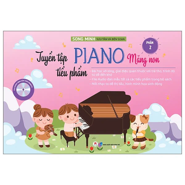 Combo Tuyển Tập Tiểu Phẩm Piano Măng Non Phần 1 + 2 (Bộ 2 Cuốn) (HH)