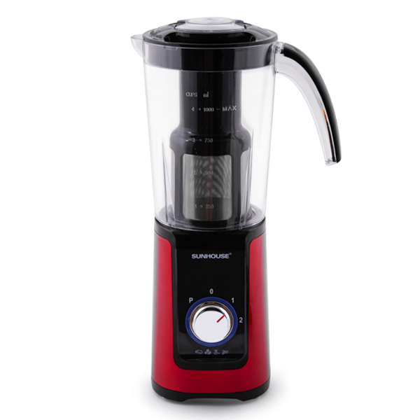 Máy Xay Sinh Tố Đa Năng Sunhouse SHD5322 (220W - 1.25 Lít) - Đỏ - Hàng Chính Hãng