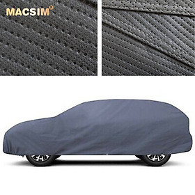 Bạt phủ ô tô chất liệu vải không dệt 3 lớp cao cấp thương hiệu MACSIM cho xe ô tô Honda HRV- màu ghi