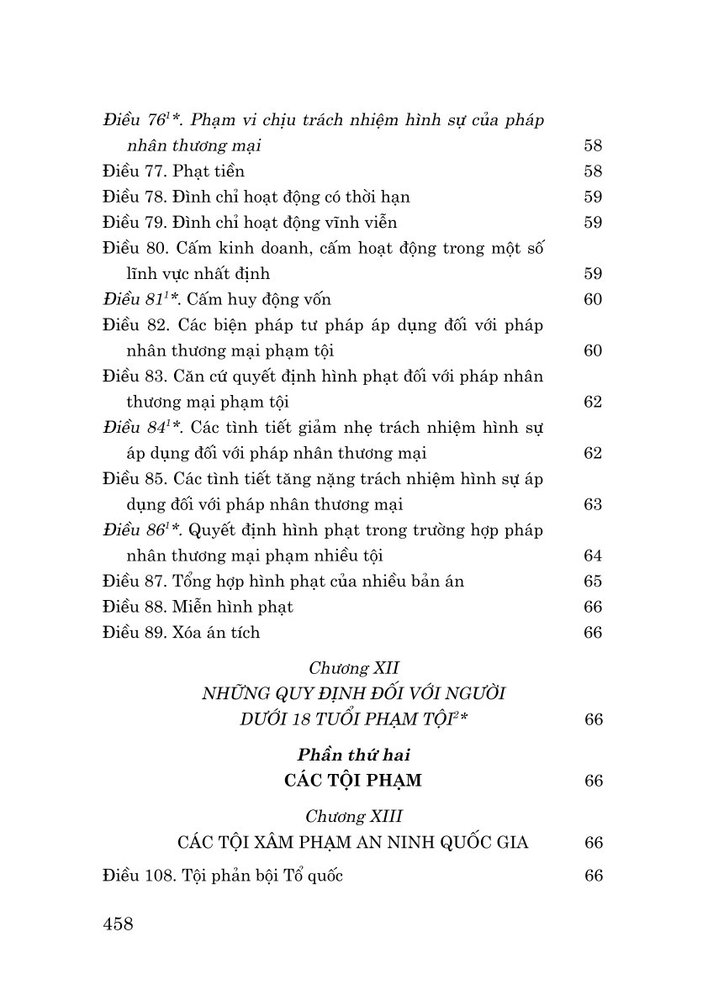 Bộ luật hình sự năm 2015 (sửa đổi, bổ sung năm 2017, 2024, 2025)
