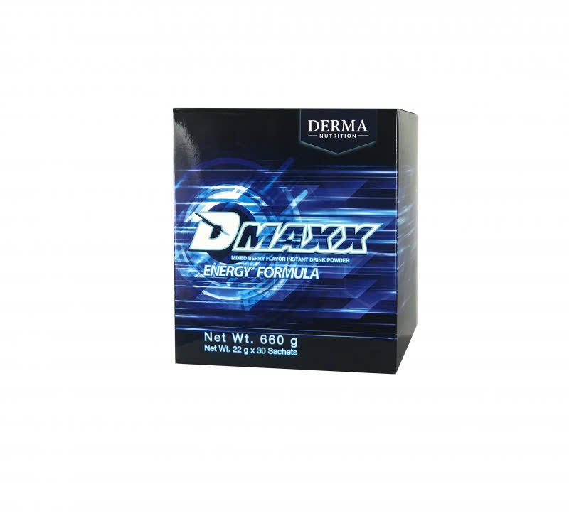 DMAXX thức uống bổ sung vitamin năng lượng có đường DAMODE 6 gói dùng thử màu xanh