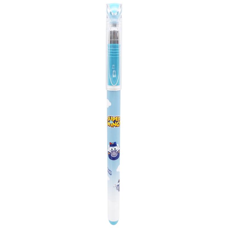 Bút Gel Super Wings 0.5 mm - Deli CG12-BL - Mực Xanh