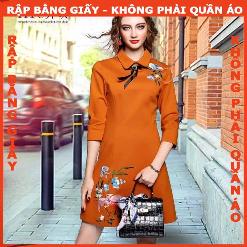 Rập dáng 7 mảnh - Rập giấy in màu A0 mã 248(BẢN VẼ)