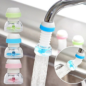 Vòi Rửa Chén Bát Hoa Sen Xoay 360 Độ Chống Văng Chống Bắn Đầu Vòi Nước Mở Rộng Tiết Kiệm Nước Tiện Ích Cho Mọi Gia Đình