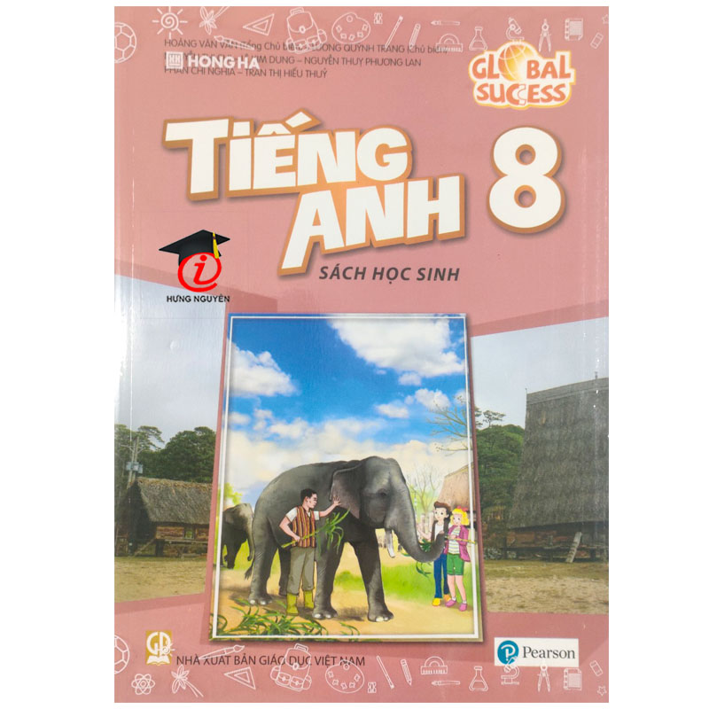 Bọc sách giáo khoa tiếng Anh nylon Hồng Hà 198 x 280mm - 3531 (tập 5 chiếc)