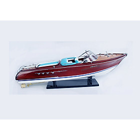 Mô hình tàu Riva Aquarama 50cm (Nệm xanh trắng)