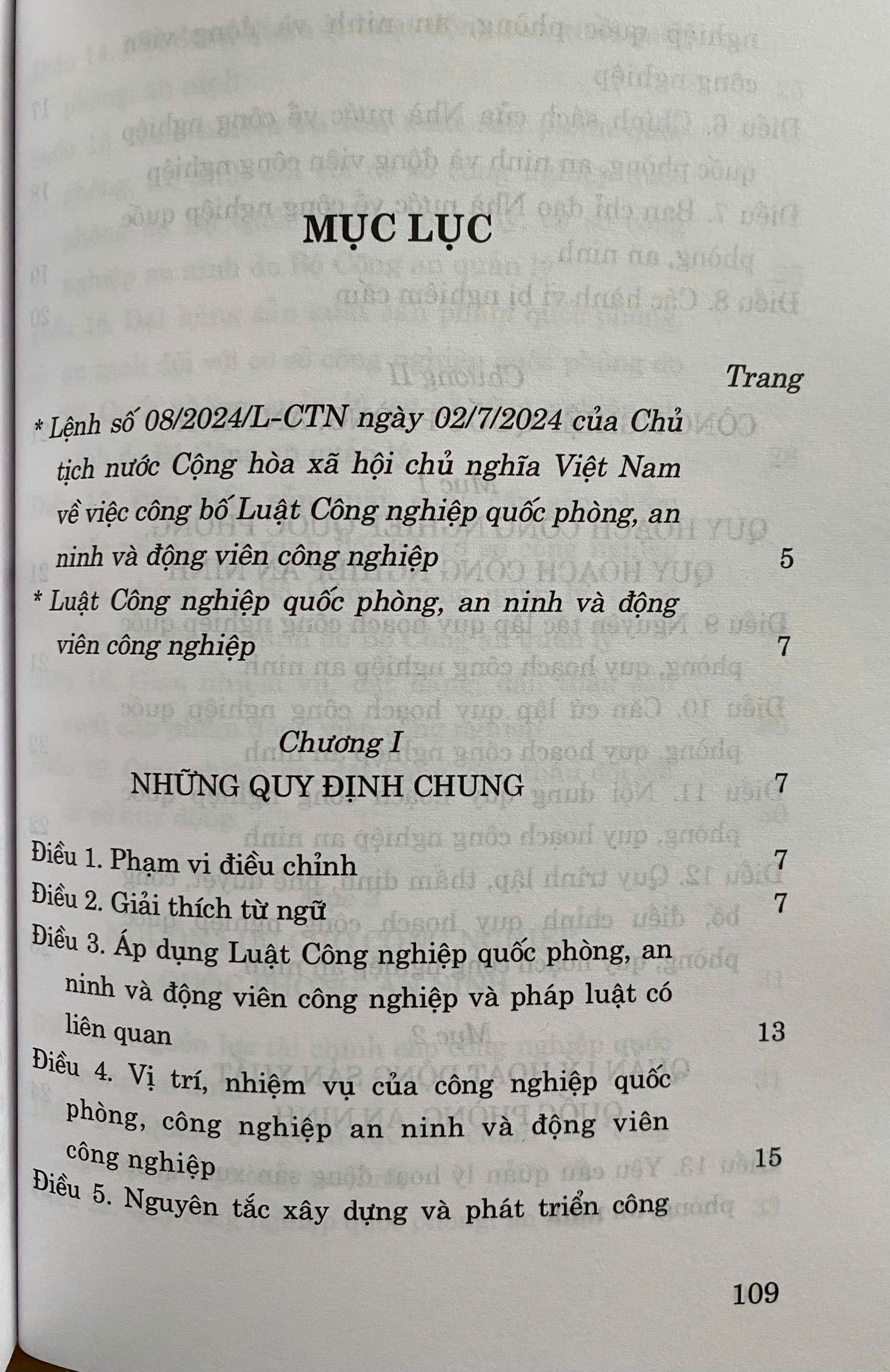 Luật Công Nghiệp Quốc Phòng, An Ninh và Động Viên Công Nghiệp Năm 2024