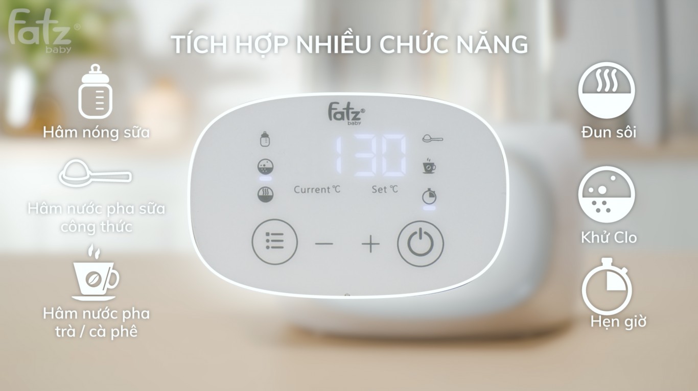Máy đun và hâm nước pha sữa điện tử Quick 9
