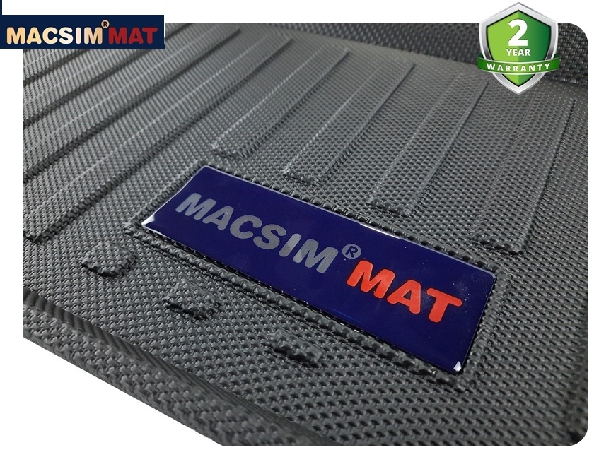 Thảm lót cốp xe ô tô Suzuki XL7 nhãn hiệu Macsim chất liệu TPV cao cấp màu đen (F211)