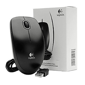 Chuột máy tính Logitech B100 Đen - Hàng Chính Hãng