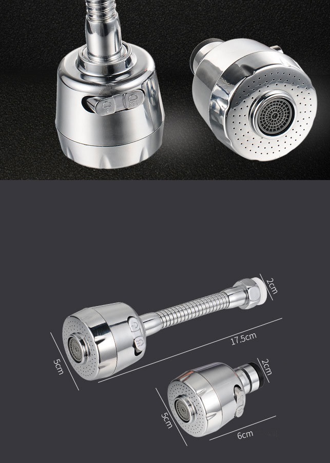 Đầu Gắn Vòi Nước Rửa Chén Xoay 360 Độ Tiết Kiệm Nước XR581