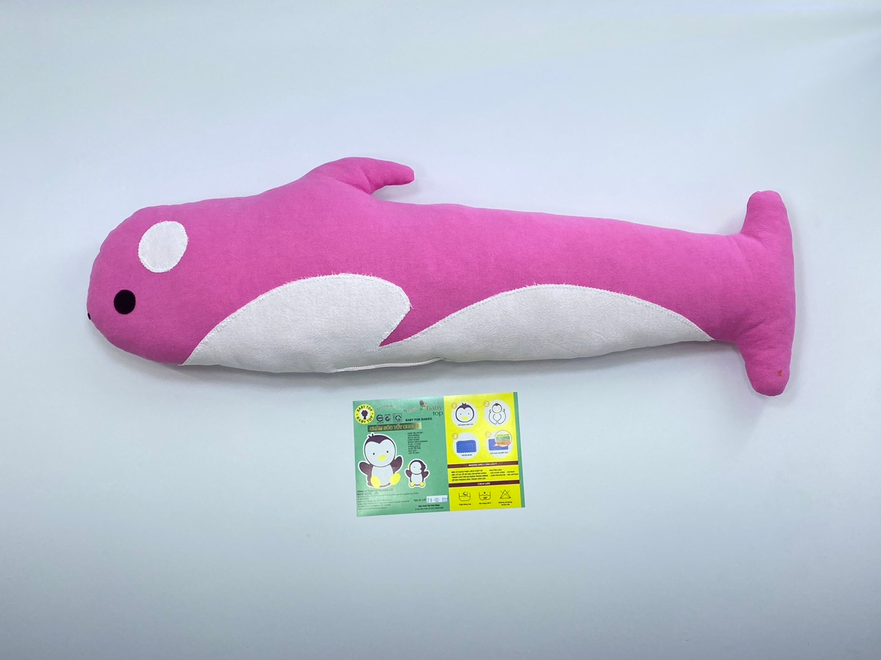 Gối Ôm Con Cá BabyTop ( 21x68 ) cm ( Màu và họa tiết ngẫu nhiên )