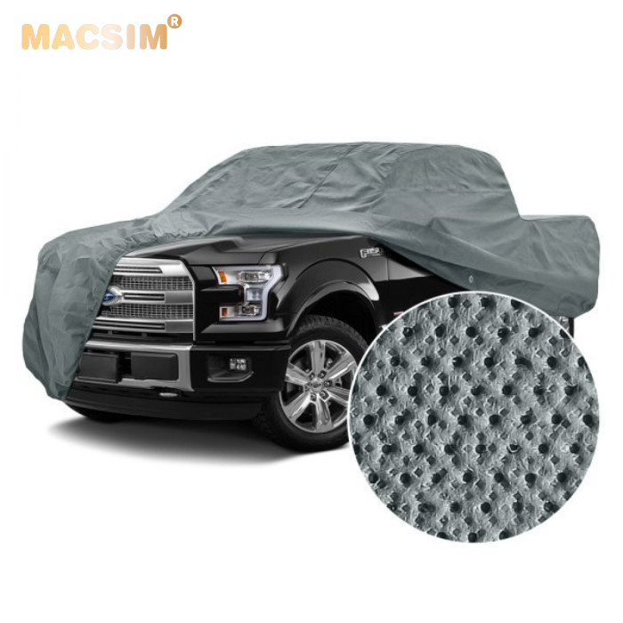 Bạt phủ ô tô chất liệu vải không dệt 3 lớp cao cấp thương hiệu MACSIM cho xe ô tô Hyundai Tucson - màu ghi