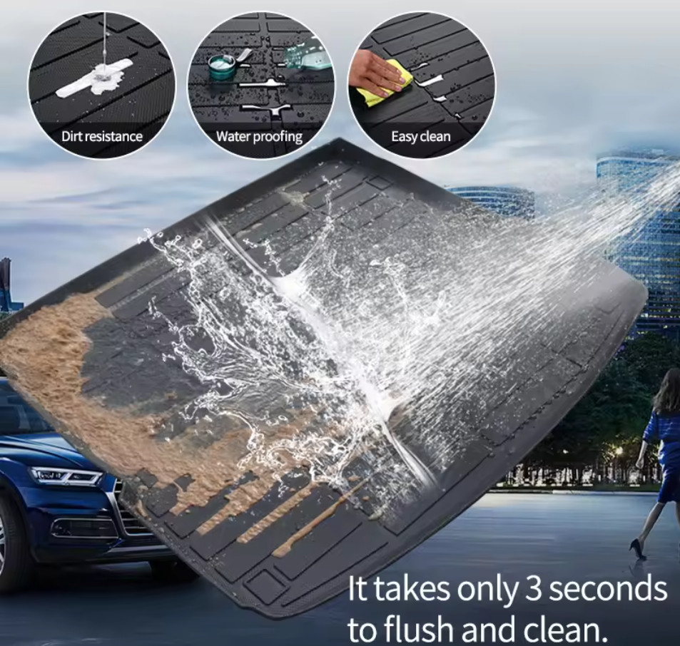 Thảm lót cốp ô tô nhựa Volvo TPU V60 second generation 2018- Nhãn hiệu Macsim