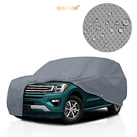 Bạt phủ ô tô chất liệu vải không dệt 3 lớp cao cấp thương hiệu MACSIM cho xe ô tô Mitsubishi Outlander màu ghi