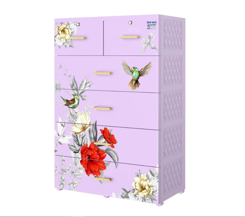 Tủ nhựa 5 tầng Qui Phúc D