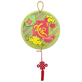 Bảng Gỗ Treo Tường Trang Trí Tết - Bách Mộc T28 - Xuân