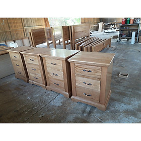 Tủ đầu giường gỗ sồi Tundo hiện đại