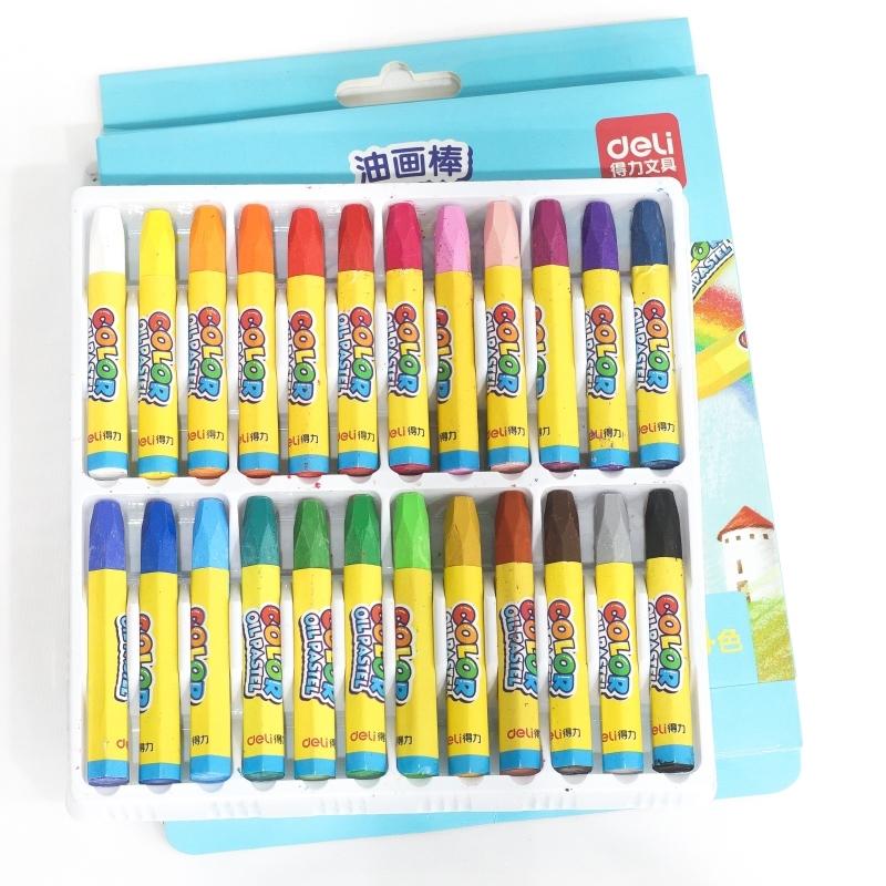 Bút Sáp 24 Màu 6963 Deli - Giao mẫu ngẫu nhiên