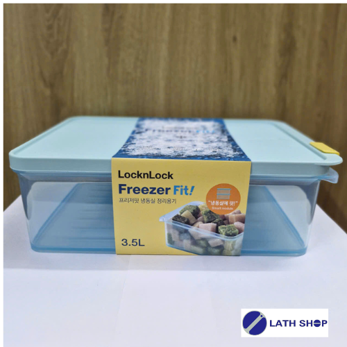Hộp Nhựa Bảo Quản Thực Phẩm, Trữ Đông LocknLock Freezer Fit Sản Xuất Tại Hàn Quốc HFL106-3.5L- Hàng Chính Hãng