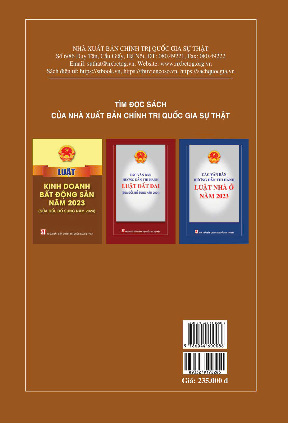 Các văn bản hướng dẫn thi hành Luật Kinh doanh bất động sản năm 2023 ( sửa đổi, bổ sung năm 2024)