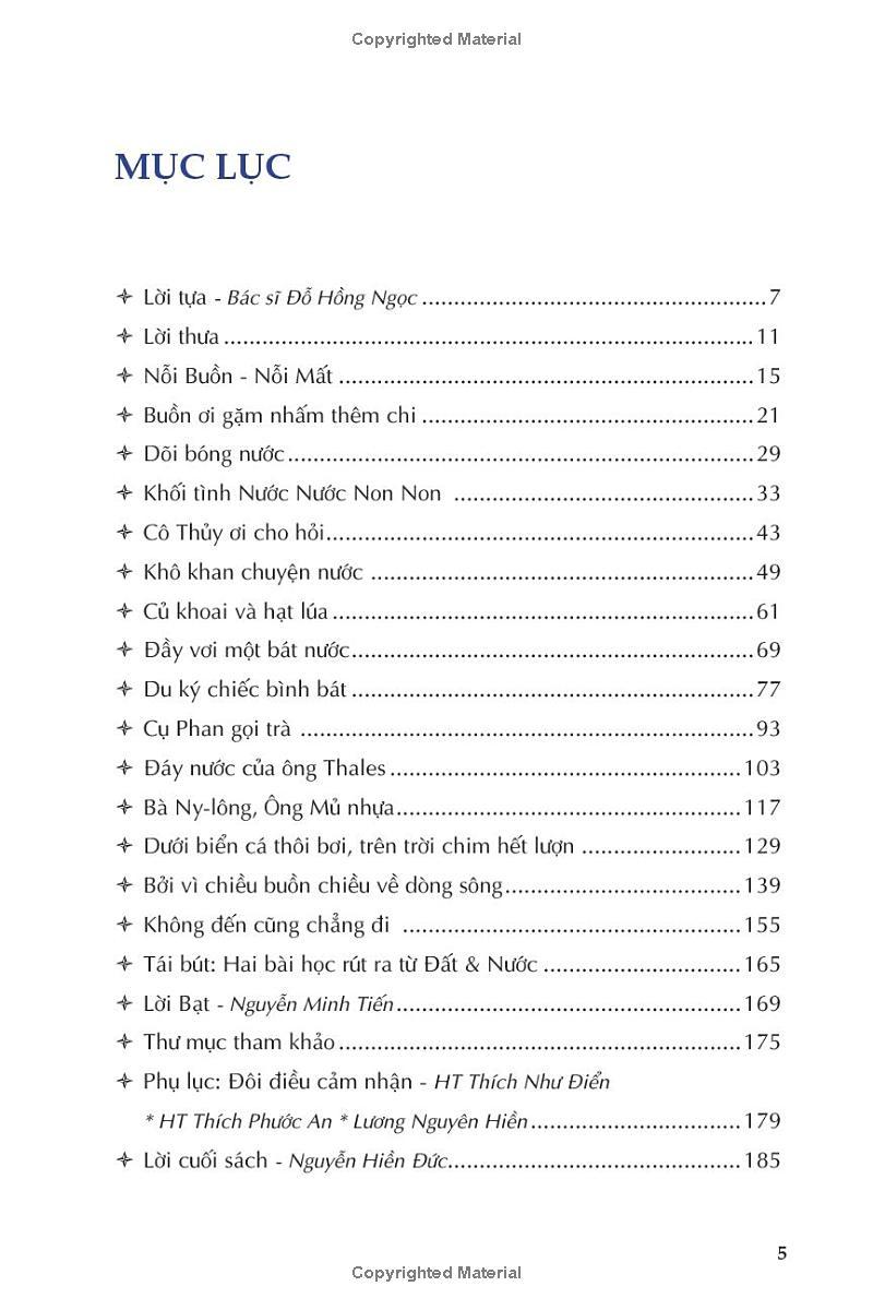 Chớ Quên Mình Là Nước