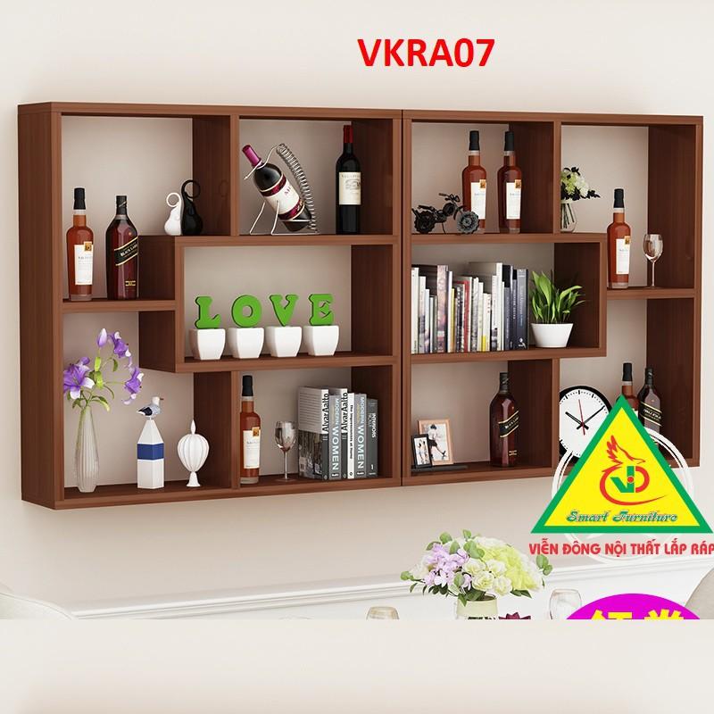 Kệ trang trí treo tường VKRA07 - Nội thất lắp ráp