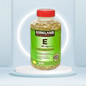 Viên uống bổ sung Vitamin E  400 IU -  chai 500 viên, của Mỹ, làm đẹp da, chống lão hóa
