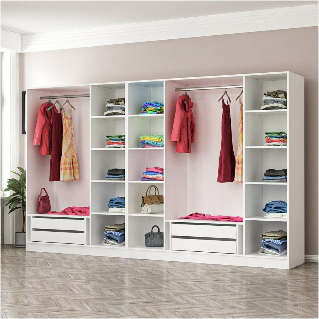 Tủ quần áo gia đình đa dụng hiện đại SMLIFE Coaria