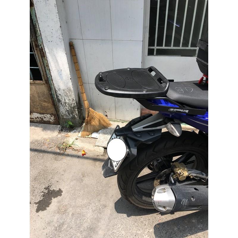 Thùng Givi E26NX và baga lắp cho xe Exciter 150, thùng givi 26 lit kèm đế, ốc gắn.