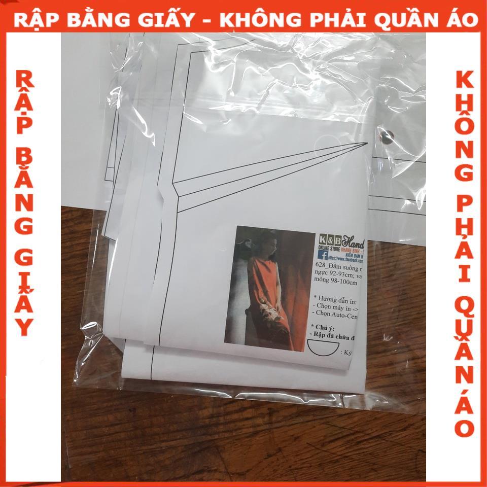 Rập giấy A0 đầm nữ mã 865 (BẢN VẼ)