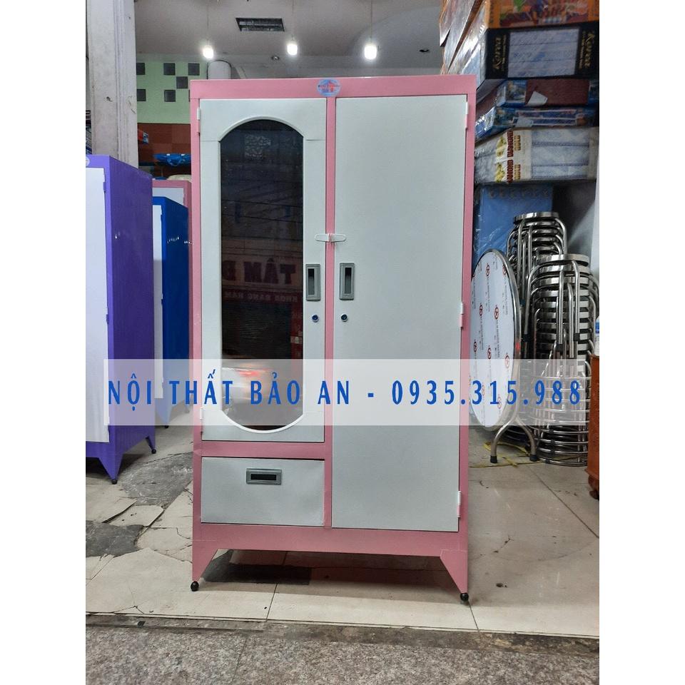 Tủ sắt sơn tĩnh điện 1m6x90cm màu tím