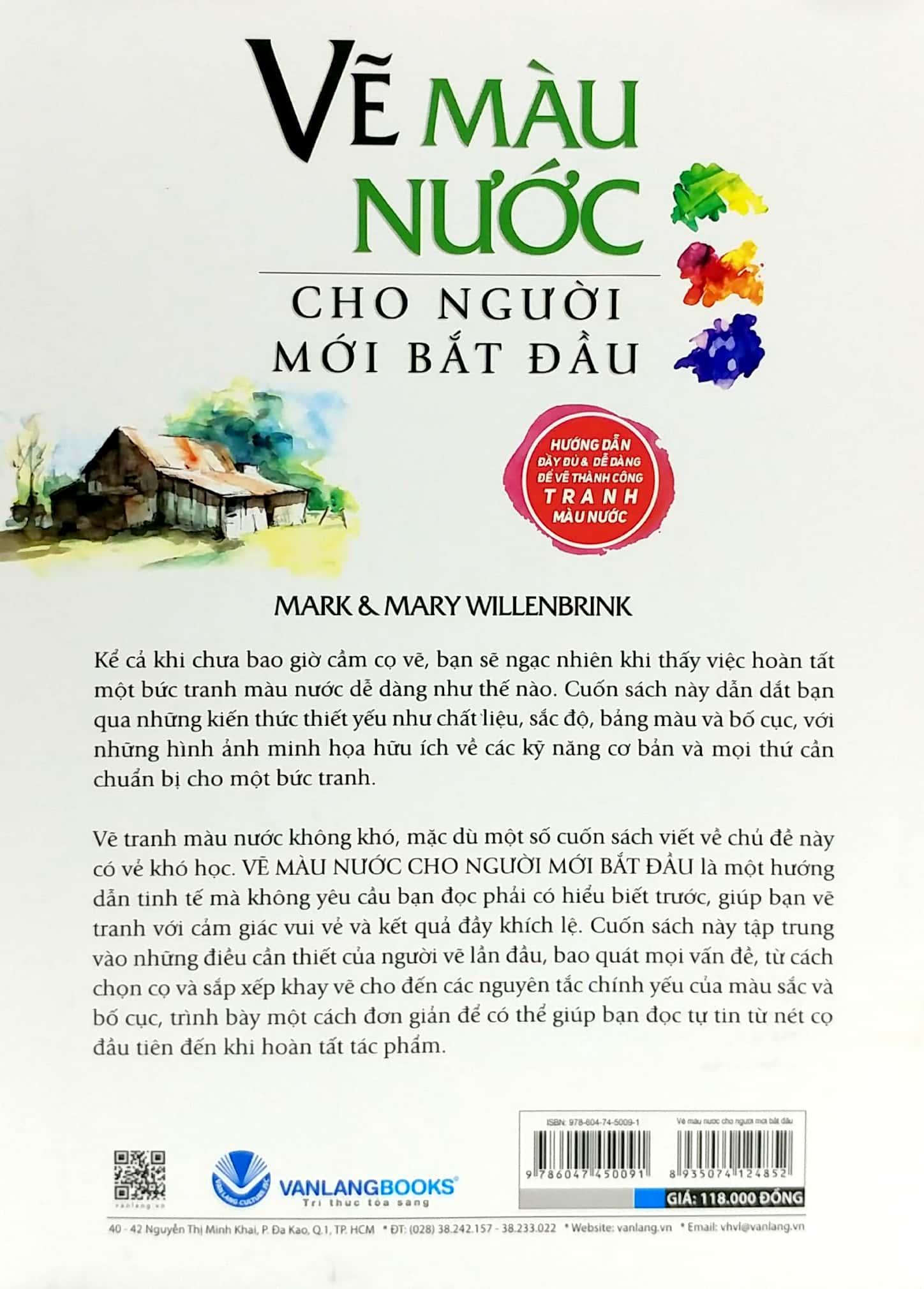 Vẽ Màu Nước Cho Người Mới Bắt Đầu (Tái Bản)