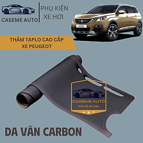 [PEUGEOT] Thảm Taplo 3 Lớp Dành Cho Các Xe Hãng PEUGEOT, Da Vân Carbon Cao Cấp - Hàng Chính Hãng