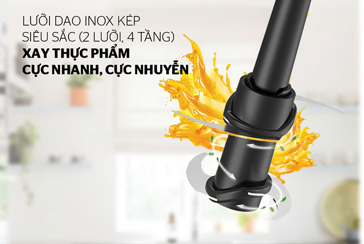 Máy Xay Sinh Tố Đa Năng Sunhouse SHD5340B (500W) - Hàng chính hãng