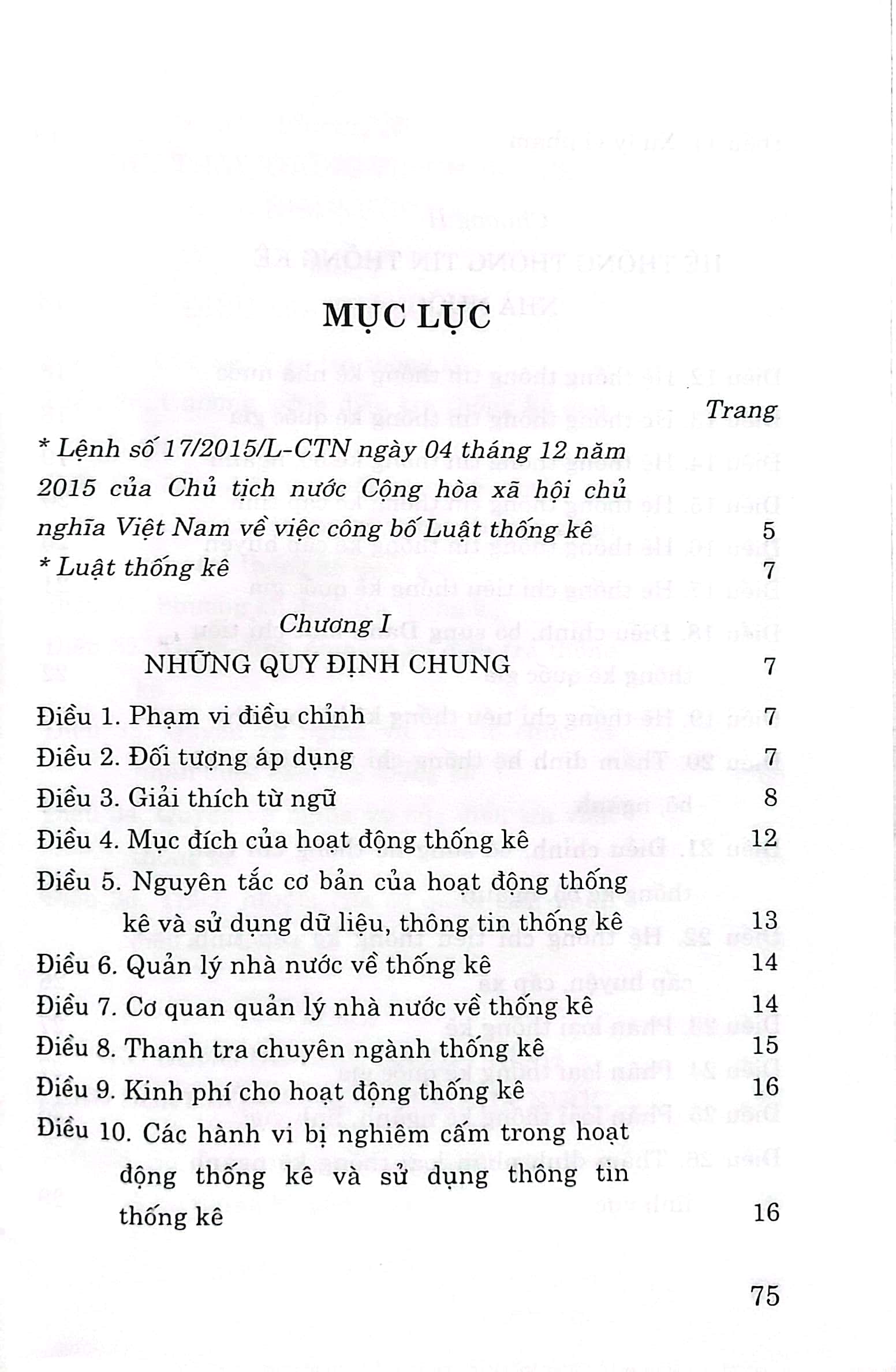 Luật Thống kê