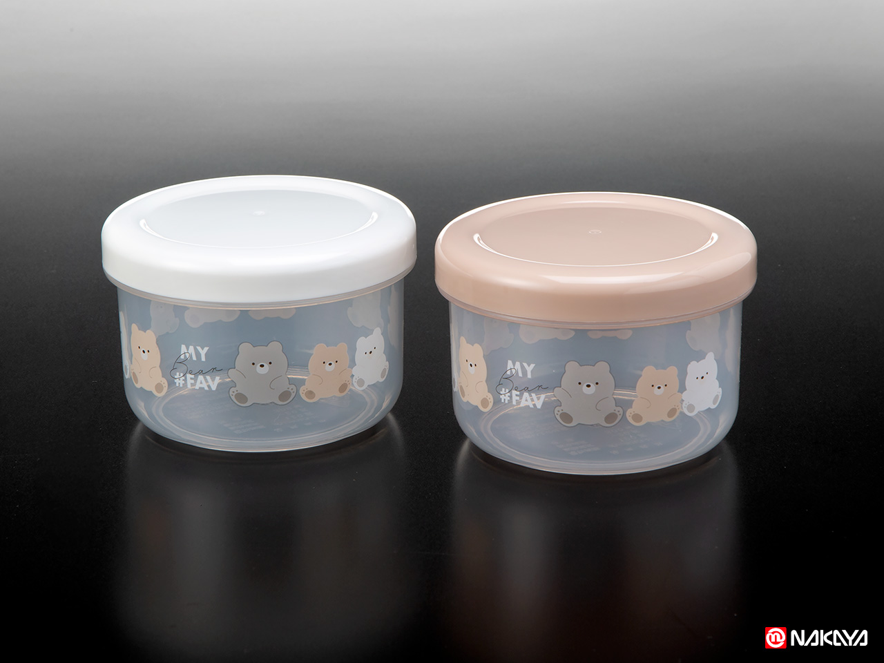 Hộp đựng thực phẩm Nakaya Pot Bear 300ml - Hàng nội địa Nhật Bản nhập khẩu chính hãng