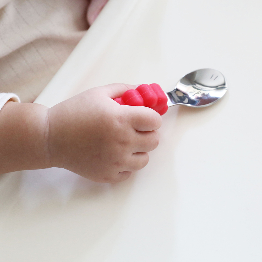 Bộ thìa nĩa tập ăn cho bé Palm Grasp Marcus & Marcus, từ 18 tháng