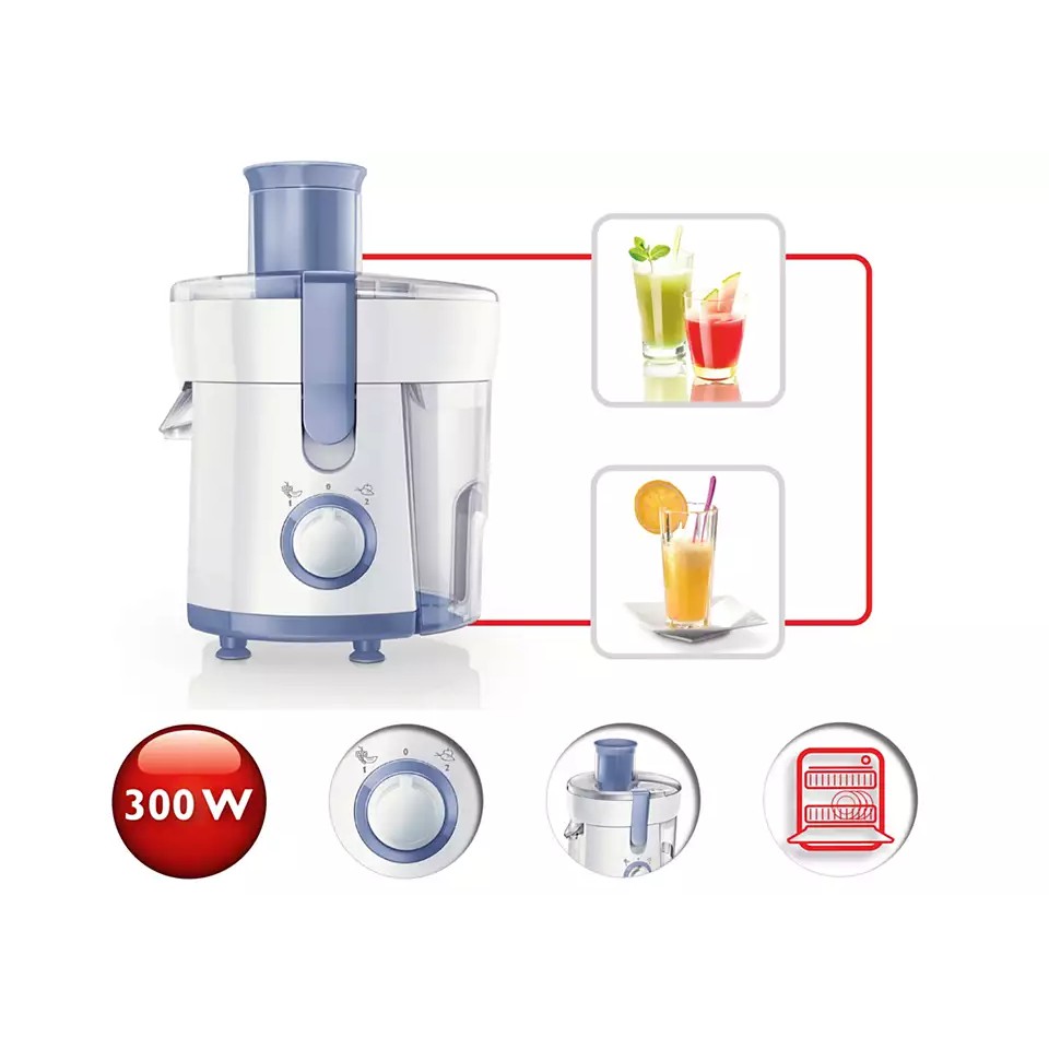 Máy ép trái cây PHILIPS HR1811 - Hàng Chính Hãng