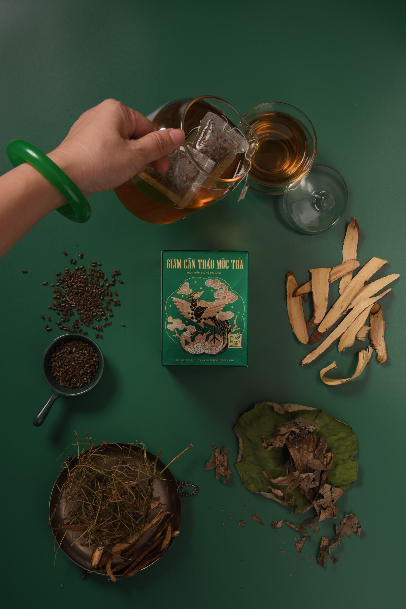 Trà hỗ trợ Giảm Cân Thảo Mộc