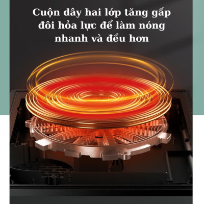 Bếp điện từ CẢM ỨNG SOKANY SK-07048 công suất 2200W, bếp từ đơn đa năng với 8 chế độ nấu - HÀNG CHÍNH HÃNG